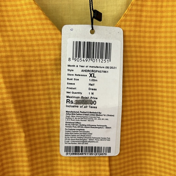 Allen Solly Retro Dress Sz XL NWT - Picture 5 of 10